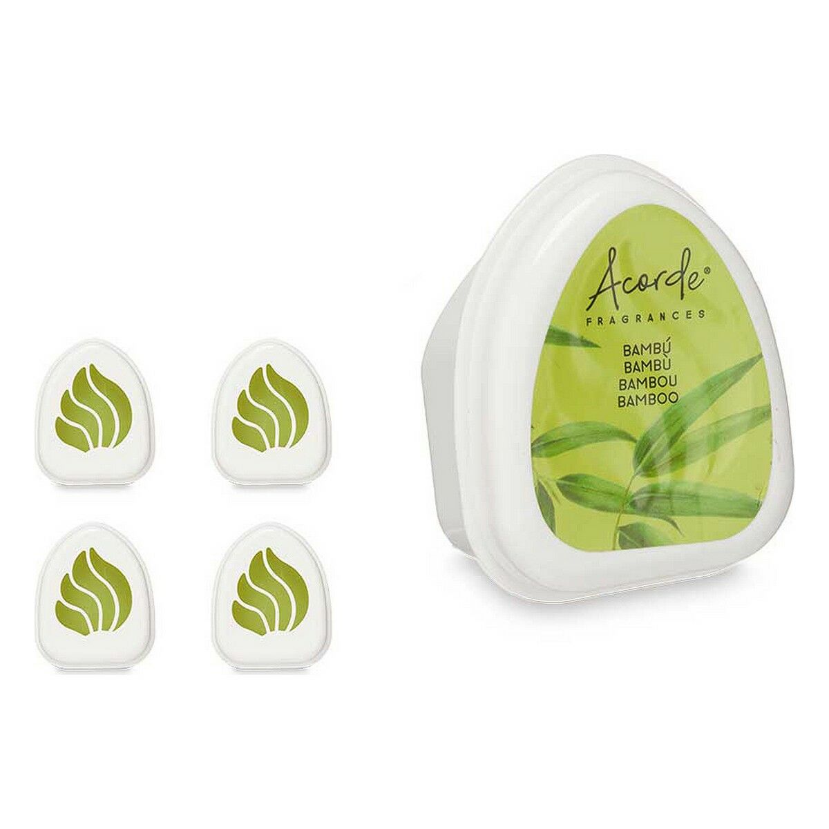 Conjunto de Ambientadores Acorde Bambu 50 g (12 Unidades)
